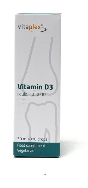 Vitaplex Vitamin D3 flüssig, 1.000 IE, 30 ml (810 Tropfen)