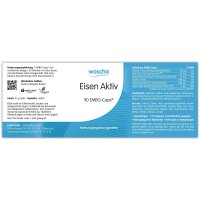 woscha Eisen Aktiv 90 K-CAPS® (38g) (vegan)