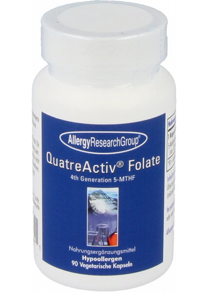 Allergy Research Group QuatreActive Folate 5-MTHF 90 veg. Kapseln