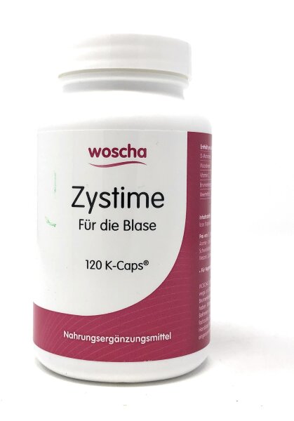 woscha Zystime für die Blase (D-Mannose, Cranberry) 120 Embo-Caps
