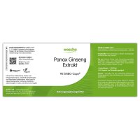 woscha Panax Ginseng Extrakt 90 Embo-CAPS® (69g) (vegan)