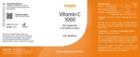 woscha Vitamin C 1000mg mit Hagebutte und Bioflavonoide 240 Tabletten (384g) (vegan)