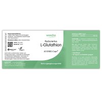woscha Reduziertes L-Glutathion 60 K-Caps (29g) (vegan)