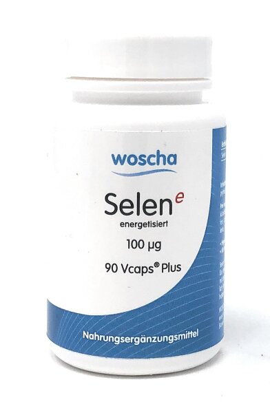 woscha Selen E energetisiert 100mcg (Natriumselenit) 90 Vcaps®Plus (35g) (vegan)
