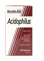 HealthAid Acidophilus (with FOS) 60 veg. Kapseln (vegan)