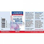 Lamberts Healthcare Garlic 8250mg (Knoblauch) 60 Tabletten (vegan)