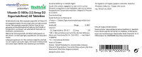 HealthAid Vitamin D 500iu (12,5mcg D2 Ergochalciferol) 60...