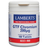 Lamberts GTF Chromium 200mcg [Chrom] 100 Tabletten
