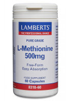 Lamberts Healthcare Ltd. L-Methionine 500mg 60 veg. Kapseln