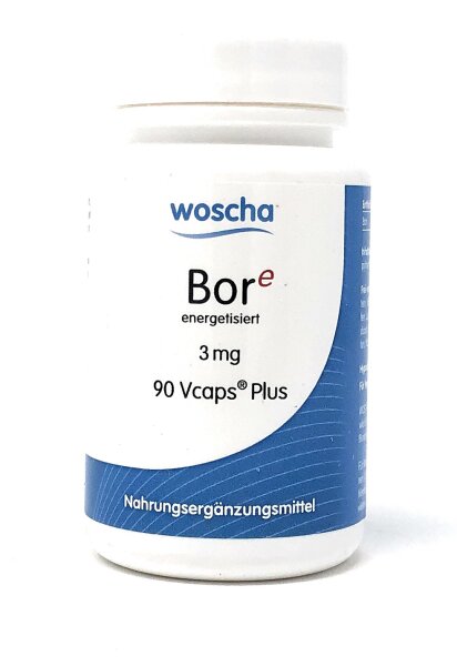 woscha BOR E (Bor energetisiert) 90 Vcaps®Plus (13g) (vegan)