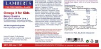 Lamberts Omega 3 for Kids Berry Bursts 100 kaubare Softgels