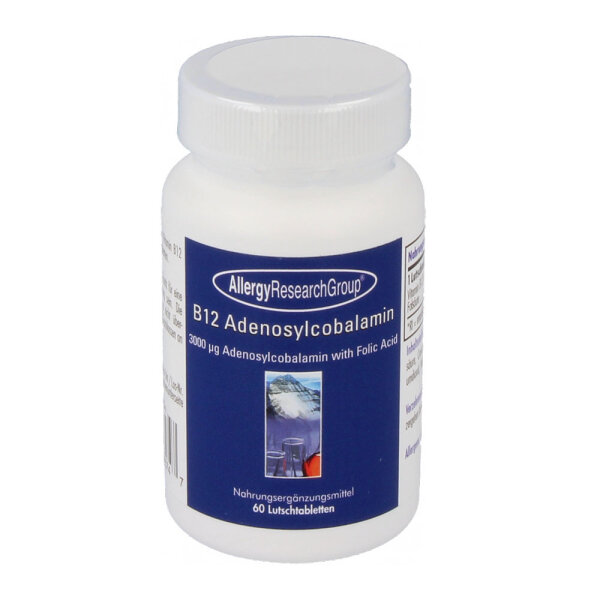 Allergy Research Group B12 (Adenosylcobalamin) 3000 mcg 60 Lutschtabletten  (15,5g)