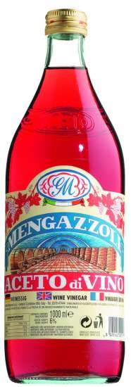 Mengazzoli Aceto dino rosso 6% Säure, Rotweinessig 1000ml