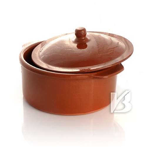 Alfarería HP Padilla - Keramiktopf mit Deckel N°3 22 x 10 cm