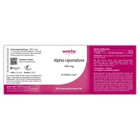 woscha Alpha-Liponsäure 500mg 60 Embo-CAPS®...