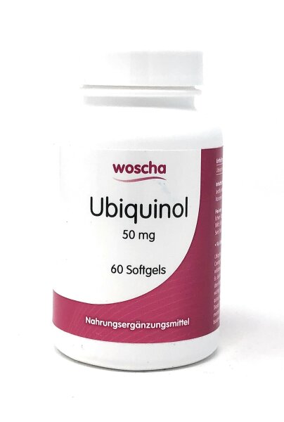 woscha Ubiquinol 50mg 60 Softgels (43g)