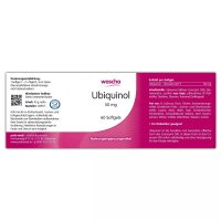 woscha Ubiquinol 50mg 60 Softgels (43g)