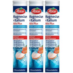 Abtei Magnesium + Kalium Aktiv Plus Brause