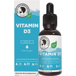 Aktiv Naturheilmittel Vitamin D3 Tropfen 1.000 I.E
