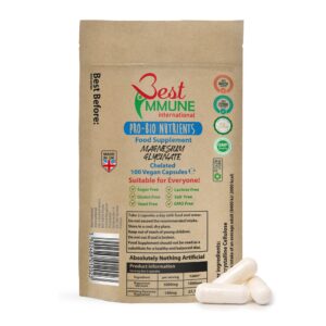 Best Immune Natürliches Magnesiumglycinat 500mg Eco-pack