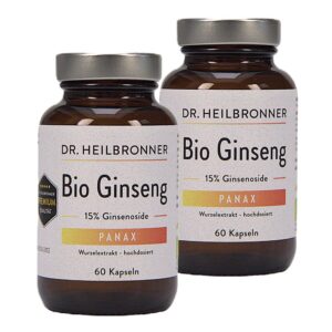 Bio Ginseng Kapseln - 2er-Set