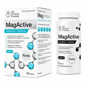 Bio Medical Pharma MagActive Magnesium Komplex mit Vitamin B6 Kapseln