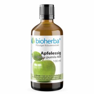 Bioherba Apfelessig Malus pumila Mill. Tropfen Tinktur