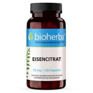Bioherba Eisen Citrat Kapseln
