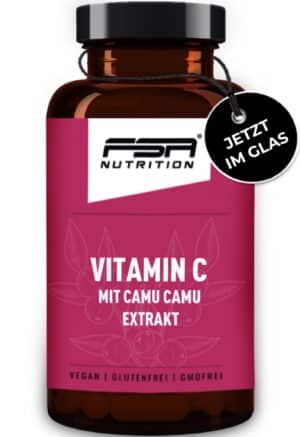 FSA NUTRITION Vitamin C mit CamuCamu Extrakt im Glas