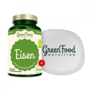 GreenFood Nutrition Eisen +  KAPSELBEHÄLTER
