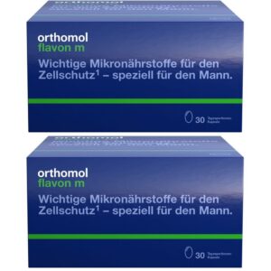 Orthomol Flavon m - Mikronährstoffe für Männer - Zellschutz mit Vitaminen