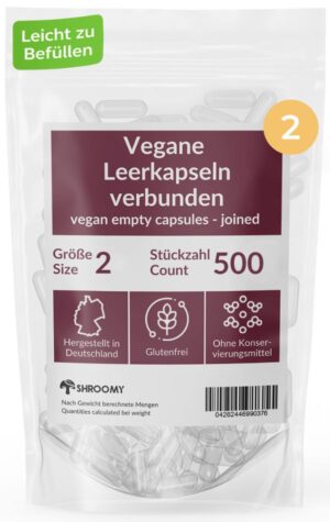 SHROOMY Leerkapseln Größe 2 verbunden
