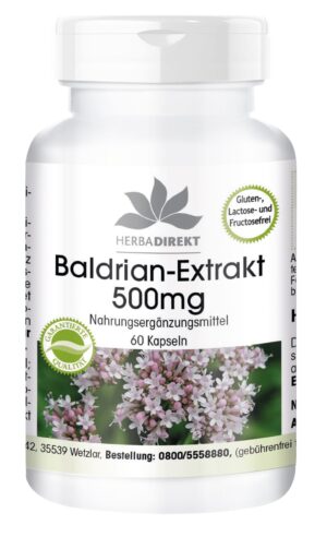 Warnke Vitalstoffe | Gélules de valériane 500 mg