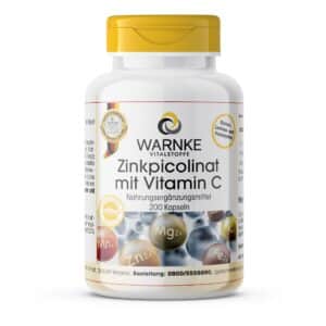 Warnke Vitalstoffe | Picolinate de zinc avec vitamine C
