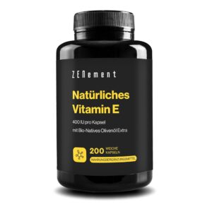Zenement Natürliches Vitamin E Softgels