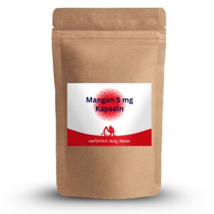 natürlich lang leben Mangan 5 mg